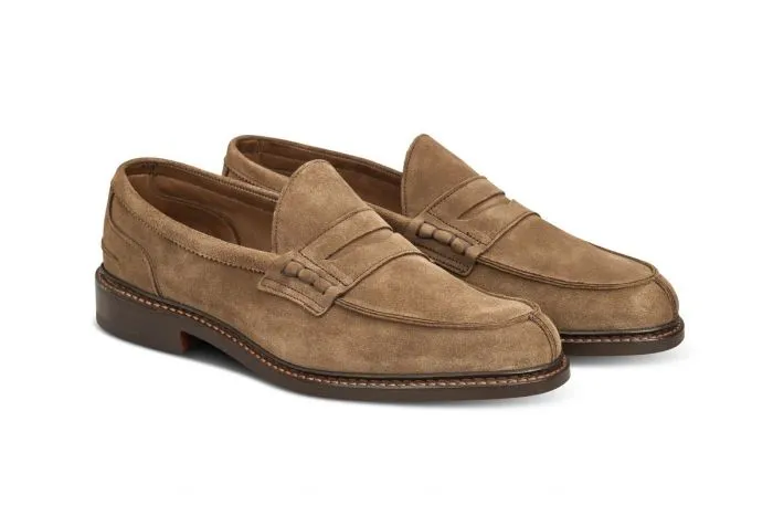 Adam Penny Loafer - New Brown Suede