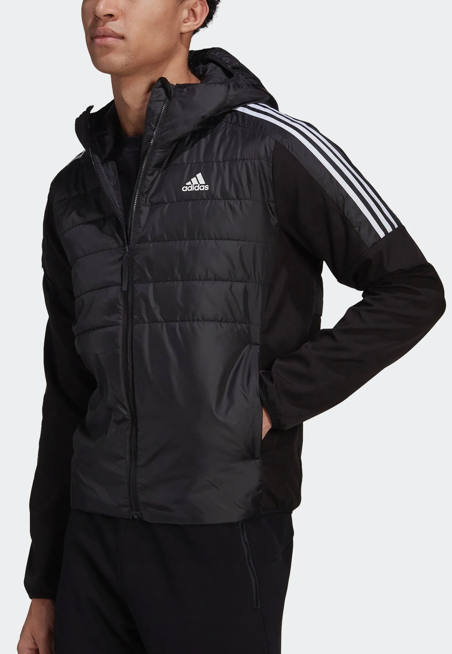 Adidas - Essentials Insulated Hooded Hybrid Black - Jacket