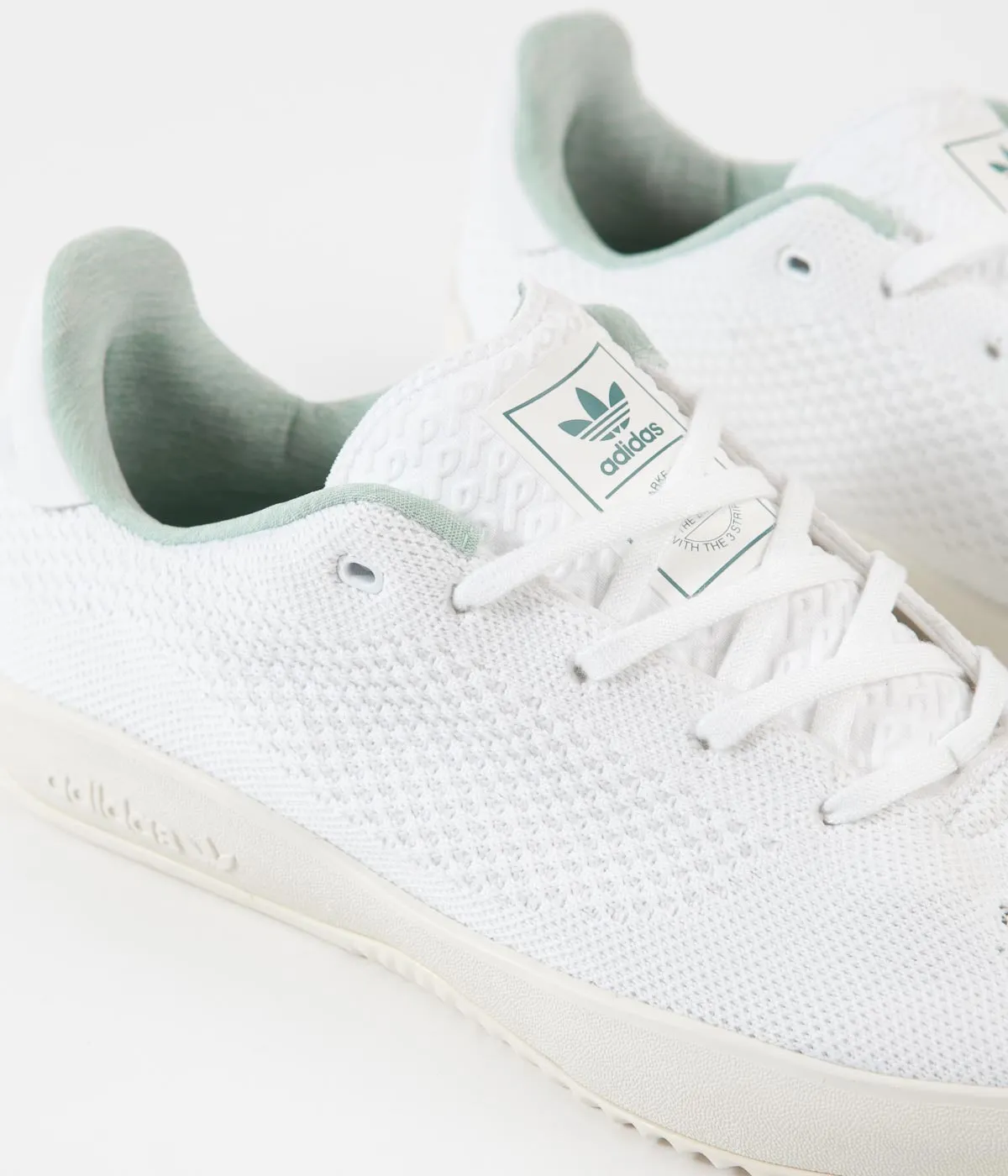 Adidas Puig Primeknit Primeblue Shoes - FTWR White / Hazy Emerald / Hazy Green