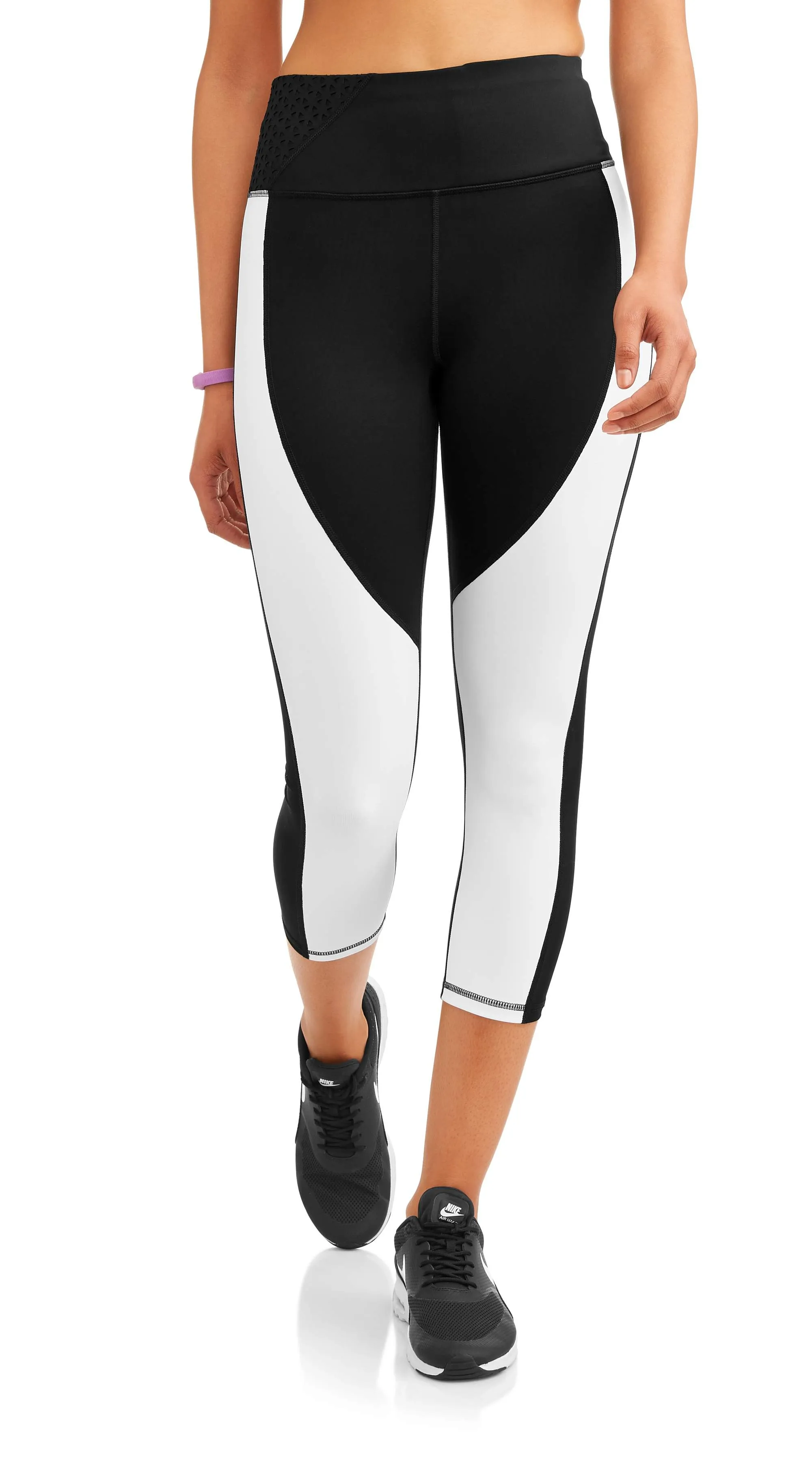 Avia Women's Core Flex Tech High Rise Colorblock Compression Legging