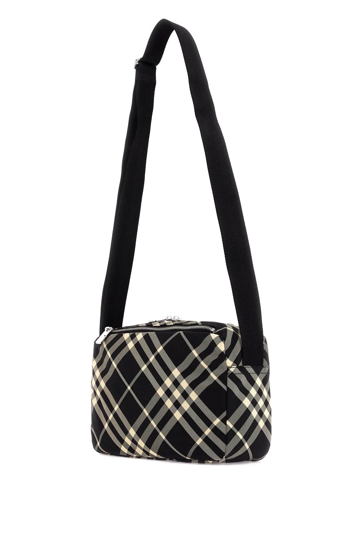 BURBERRY shoulder bag with check pattern