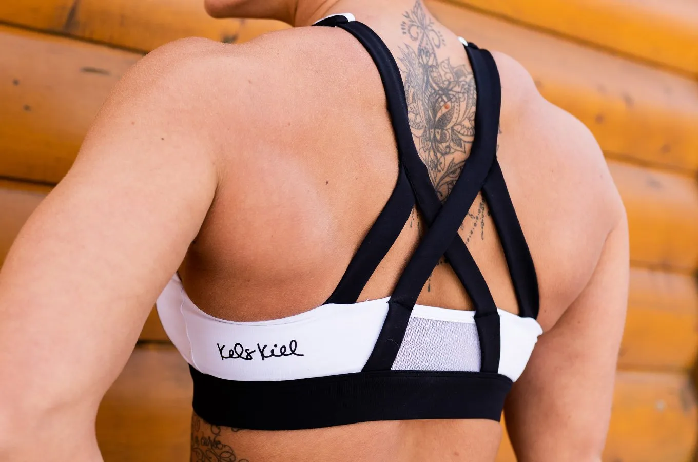 Chestee The Kels - Tuxedo Sports Bra