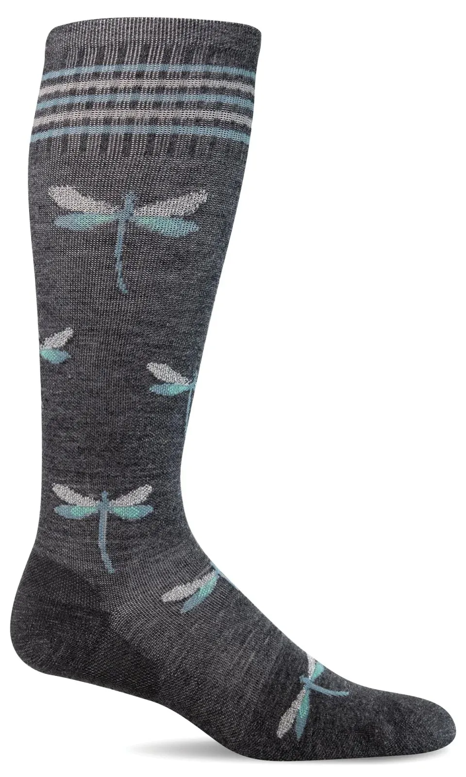 Compression Dragonfly Charcoal