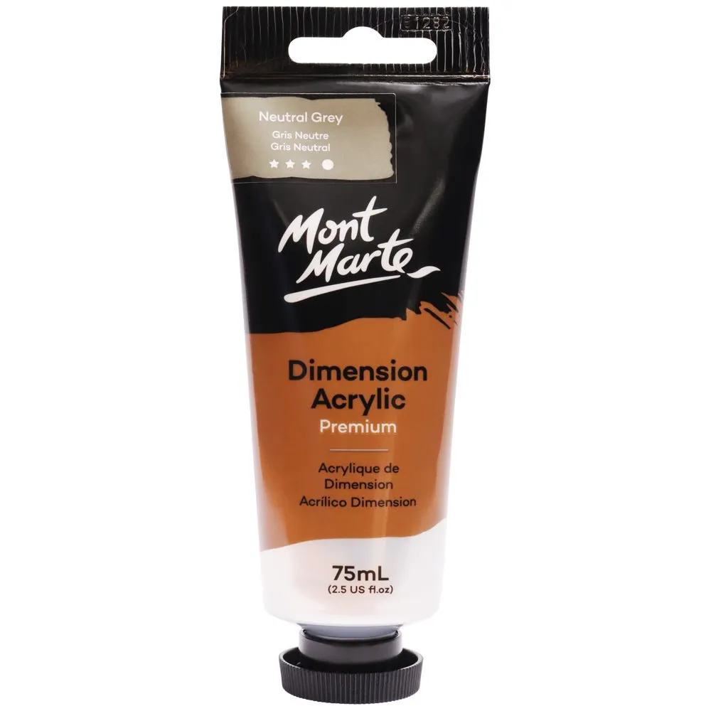 Dimension Acrylic Premium 75ml (2.5 US fl.oz) Tube - Neutral Grey