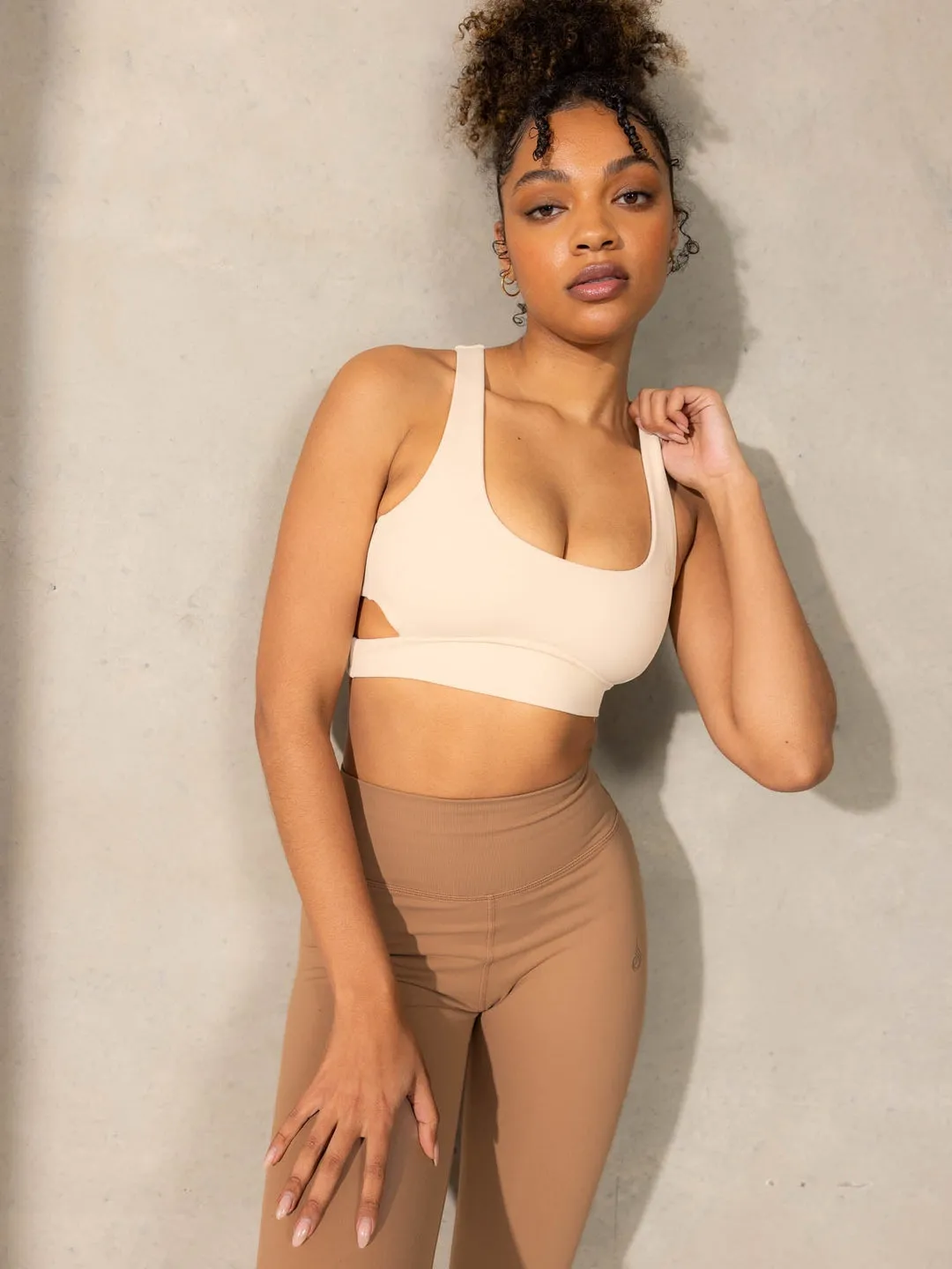 Empower Sports Bra | Vanilla