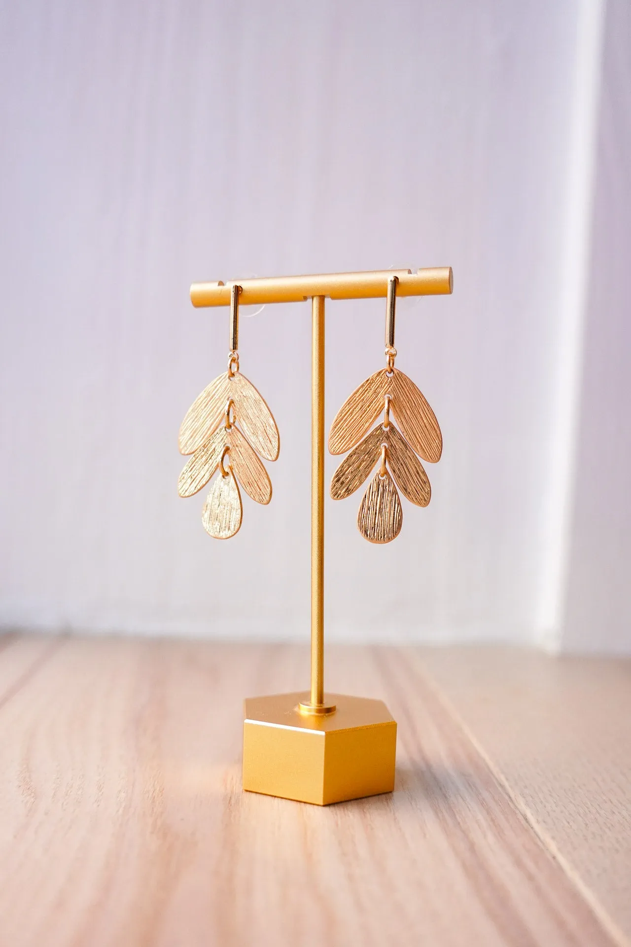 Gold Leaf Earrings