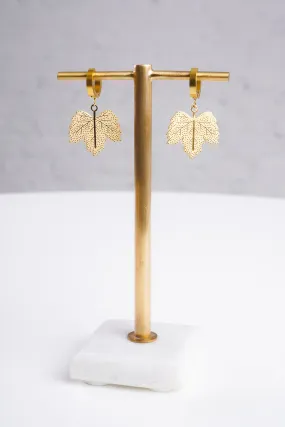 Intricate Leaf Earrings