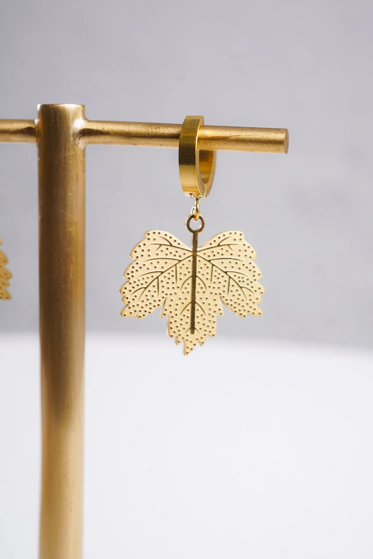 Intricate Leaf Earrings