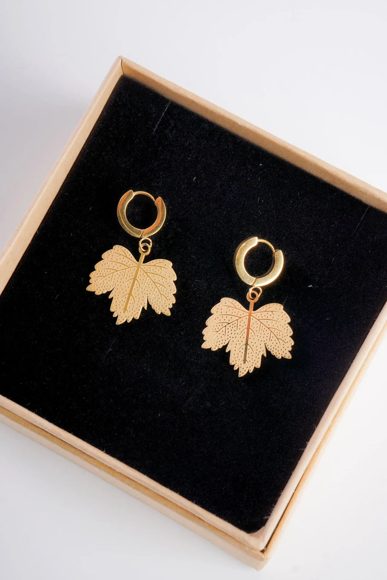 Intricate Leaf Earrings