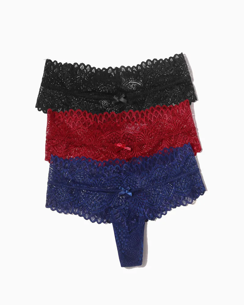 Lace Panties Low Waist Thong