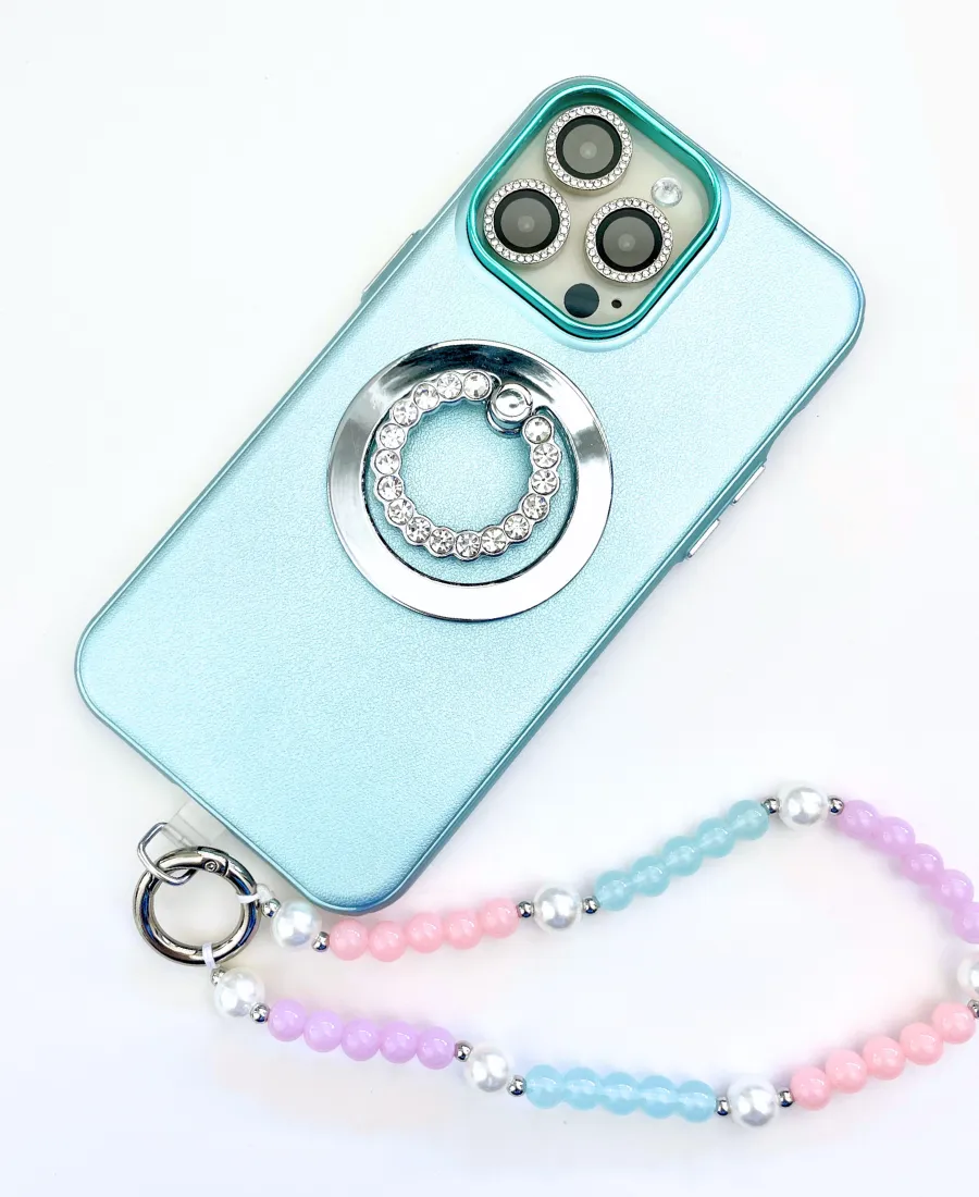 Pastel Bead Phone Bracelet