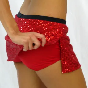 Sequin Skirt with Boy Shorts