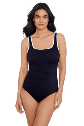 Shapesolver Sport by Penbrooke
Side Shirred Tank Swimsuit Colorblock Sport 70100065