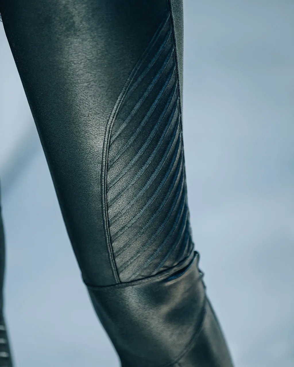 Spanx  Faux Leather Moto Leggings