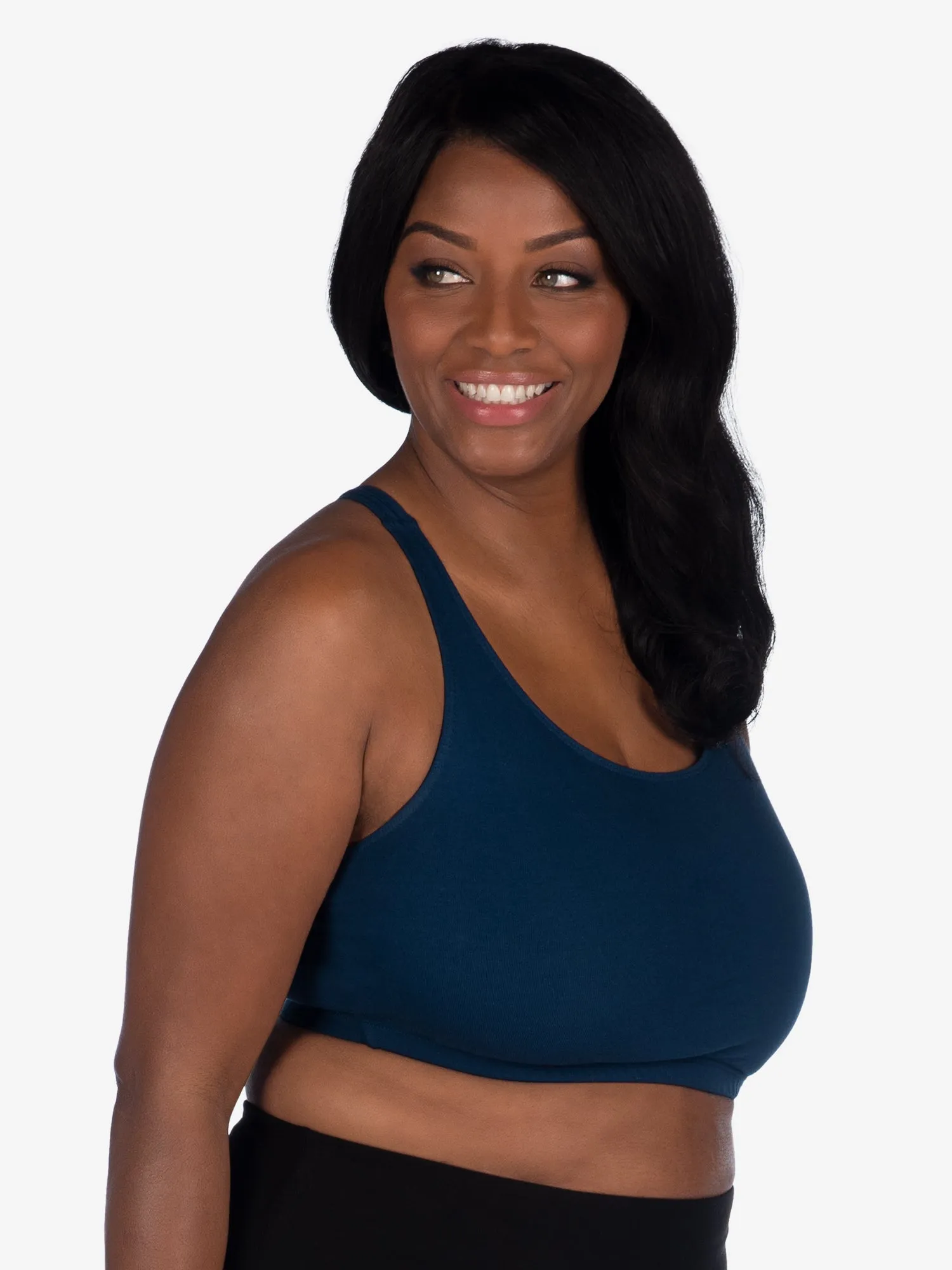 The Serena - Cotton Wirefree Sports Bra